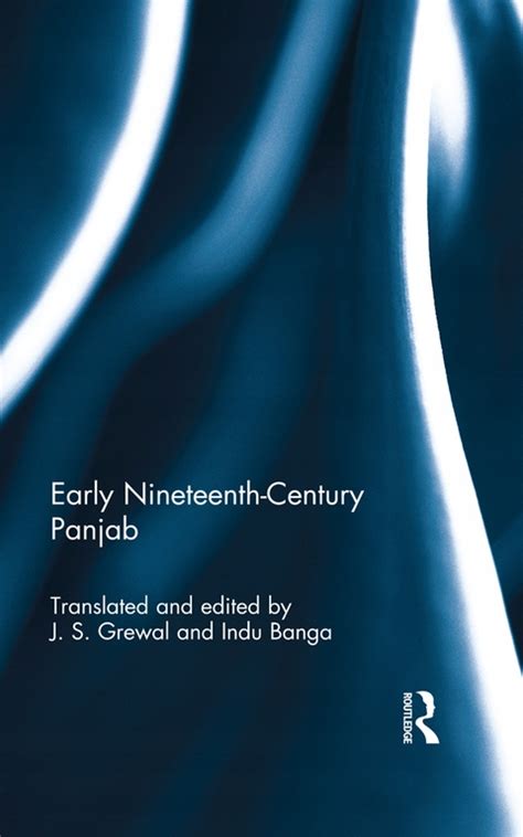 early nineteenth century panjab j grewal PDF